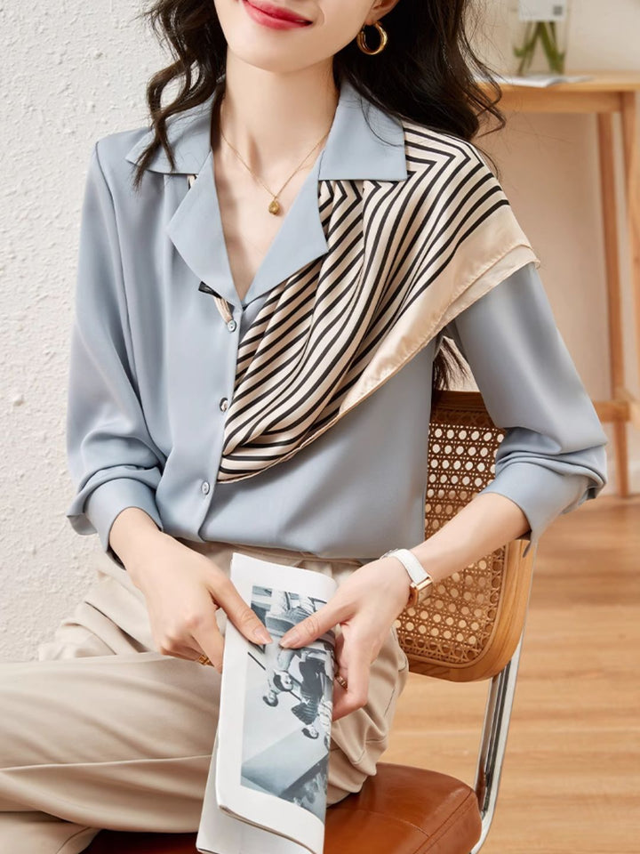 Fashion Long Sleeve Shirt - Black