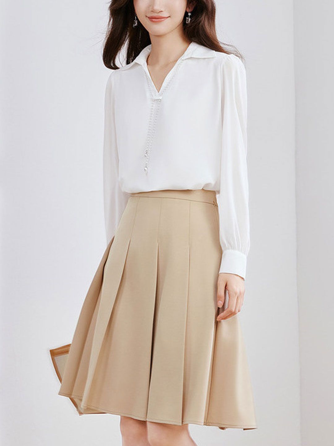 Elegant V-Neck Satin TOP